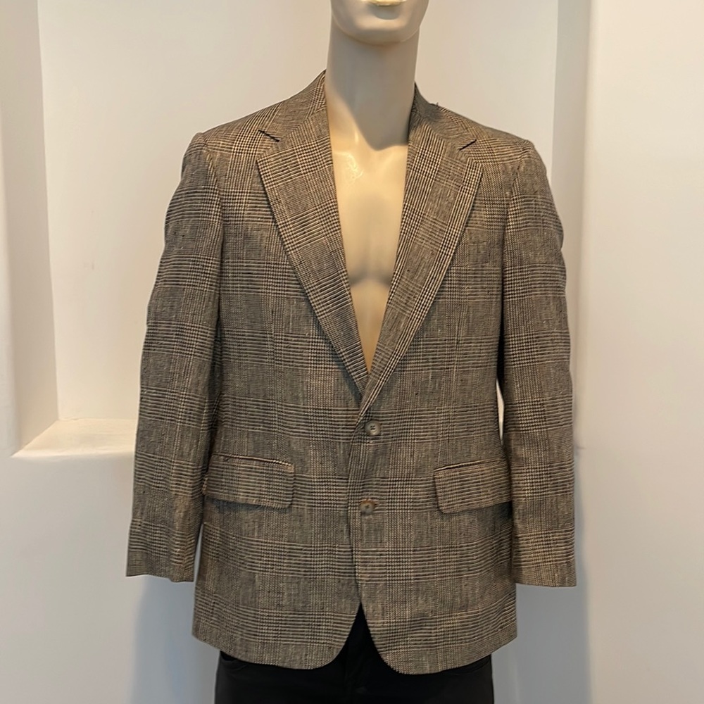 Nordstrom Men’s Blazer Sport Coat Jacket Multi color Plaid Size 38R